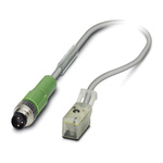 Phoenix Contact Male 2 way M8 to Festo ZC Sensor Actuator Cable, 600mm