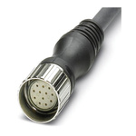 Phoenix Contact Female 12 way M23 to Unterminated Sensor Actuator Cable, 10m