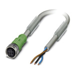 Phoenix Contact Female 3 way M12 to Sensor Actuator Cable, 3m