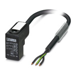 Phoenix Contact 3 way DIN 43650 Form C to Sensor Actuator Cable, 3m