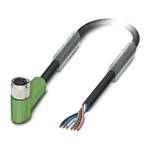 Phoenix Contact Female 6 way M8 to Sensor Actuator Cable, 3m