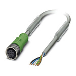 Phoenix Contact Female 5 way M12 to Sensor Actuator Cable, 3m