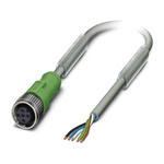 Phoenix Contact Female 5 way M12 to Sensor Actuator Cable, 10m
