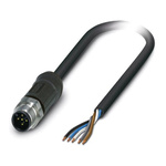 Phoenix Contact Male 5 way M12 to Sensor Actuator Cable, 10m