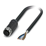 Phoenix Contact Female 5 way M12 to Sensor Actuator Cable, 10m