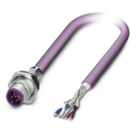 Phoenix Contact 5 way M12 to 5 way Unterminated Bus Cable, 500mm