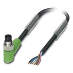Phoenix Contact Male 6 way M8 to 6 way Unterminated Sensor Actuator Cable, 1.5m