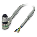Phoenix Contact Female 5 way M12 to 5 way M12 Sensor Actuator Cable, 1.5m