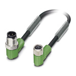 Phoenix Contact Male 3 way M12 to Male 3 way M8 Sensor Actuator Cable, 1.5m