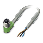 Phoenix Contact Female 3 way M12 to 3 way Unterminated Sensor Actuator Cable, 10m