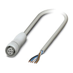 Phoenix Contact Female 5 way M12 to 5 way Unterminated Sensor Actuator Cable, 10m