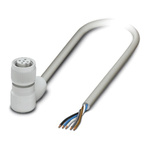 Phoenix Contact Female 5 way M12 to 5 way Unterminated Sensor Actuator Cable, 10m