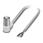 Phoenix Contact Female 5 way M12 to 5 way Unterminated Sensor Actuator Cable, 10m