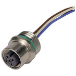 Harting Straight Female 4 way M12 to Unterminated Sensor Actuator Cable, 0.5m
