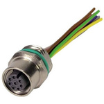 HARTING Female 8 way M12 to Unterminated Sensor Actuator Cable, 0.5m