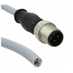 HARTING Male 4 way M12 to Unterminated Sensor Actuator Cable, 1m