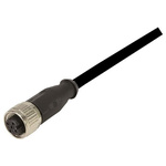 HARTING Female 4 way M12 to Unterminated Sensor Actuator Cable, 1m