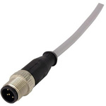 HARTING Straight Female 4 way M12 to Straight Male 4 way M12 Sensor Actuator Cable, 1m