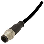 HARTING Straight Female 4 way M12 to Straight Male 4 way M12 Sensor Actuator Cable, 10m