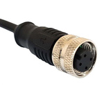 Bulgin Straight Female 5 way M12 to Unterminated Sensor Actuator Cable, 1m