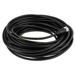 Molex Straight Female 4 way M12 to Unterminated Sensor Actuator Cable, 15m