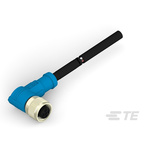 TE Connectivity Right Angle Female 5 way M12 to Unterminated Sensor Actuator Cable, 1m