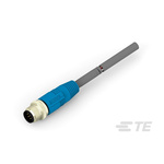 TE Connectivity Straight Male 8 way M12 to Unterminated Sensor Actuator Cable, 500mm