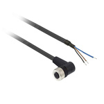 Telemecanique Sensors Right Angle Female 3 way M12 to Unterminated Sensor Actuator Cable, 10m