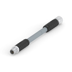 TE Connectivity Straight Male 5 way M12 to Straight Female 5 way M12 Sensor Actuator Cable, 2m
