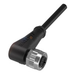 BALLUFF Right Angle Female M12 to Unterminated Sensor Actuator Cable, 5m