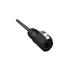Amphenol Communications Solutions Straight Male M12 to Unterminated Sensor Actuator Cable, 1m