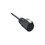 Amphenol Communications Solutions Straight Male M16 to Unterminated Sensor Actuator Cable, 1m