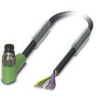 Phoenix Contact Right Angle Female M8 to Sensor Actuator Cable, 1.5m