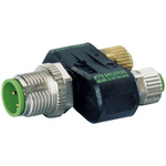 Murrelektronik Limited Straight Male 4 way M12 to Straight Female 6 way M8 x 2 Connector, 42mm