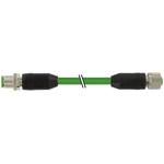 Murrelektronik Limited Straight Male 4 way M12 to Straight Female 4 way M12 Connector & Cable, 5.7m
