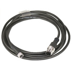 Binder Straight Female 3 way M8 to Straight Male 3 way M12 Sensor Actuator Cable, 2m
