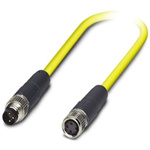 Phoenix Contact Straight Female 3 way M8 to Straight Male 3 way M8 Sensor Actuator Cable, 5m