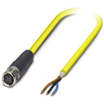 Phoenix Contact Female 3 way M8 to Unterminated Sensor Actuator Cable, 2m