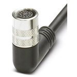Phoenix Contact Right Angle Female 12 way M16 to Unterminated Sensor Actuator Cable, 10m
