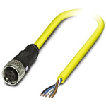 Phoenix Contact Straight Female 5 way M12 to Unterminated Sensor Actuator Cable, 10m