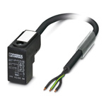 Phoenix Contact Male 3 way DIN 43650 Form C to Sensor Actuator Cable, 5m