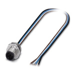Phoenix Contact Male 3 way M12 to Sensor Actuator Cable, 500mm