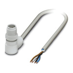 Phoenix Contact Male 4 way M12 to Sensor Actuator Cable, 3m