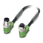 Phoenix Contact Male 3 way M12 to Female 3 way M12 Sensor Actuator Cable, 3m