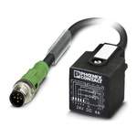 Phoenix Contact Male 5 way M12 to DIN 43650 Form A Sensor Actuator Cable, 1.5m