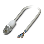 Phoenix Contact Male 5 way M12 to Sensor Actuator Cable, 3m