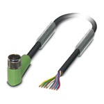 Phoenix Contact Female 8 way M8 to Sensor Actuator Cable, 3m