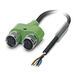 Phoenix Contact Female 4 way M12 x 2 to Unterminated Sensor Actuator Cable, 3m