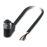 Phoenix Contact Male 4 way M12 to Female Sensor Actuator Cable, 10m