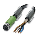 Phoenix Contact Female 4 way M12 to Unterminated Sensor Actuator Cable, 5m